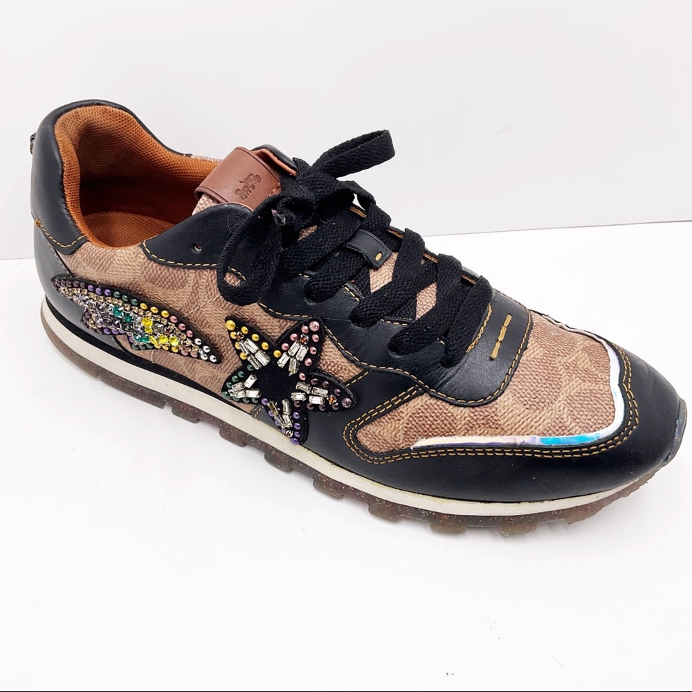 {COACH} Star Embellished Sneakers - Picture 16 of 16